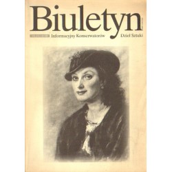 BIULETYN INFORMACYJNY KONSERWATORÓW DZIEŁ SZTUKI VOL.6 NR 1 (20) 1995 [antykwariat]