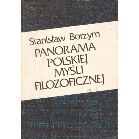 PANORAMA POLSKIEJ MYŚLI FILOZOFICZNEJ Stanisław Borzym [antykwariat]