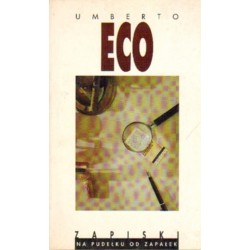 ZAPISKI NA PUDEŁKU OD ZAPAŁEK Umberto Eco [antykwariat]