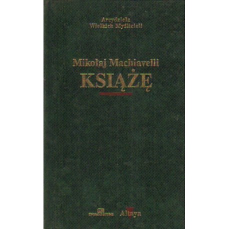 KSIĄŻĘ Mikołaj Machiavelli