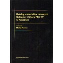 KATALOG MATERIAŁÓW NUTOWYCH ORKIESTRY I CHÓRU PR I TV W KRAKOWIE [antykwariat]