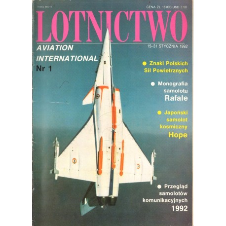 LOTNICTWO NR 1-12 ROK 1992