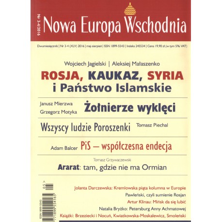 NOWA EUROPA WSCHODNIA NR 3-4-2016