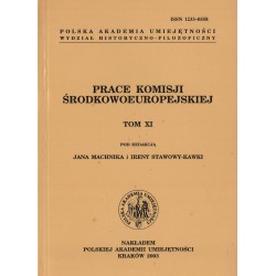 PRACE KOMISJI ŚRODKOWOEUROPEJSKIEJ TOM XI