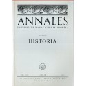 ANNALES UNIVERSITATIS MARIAE CURIE-SKŁODOWSKA. SECTIO F. HISTORIA