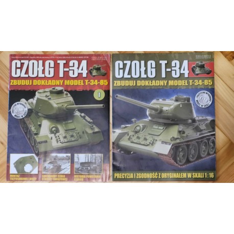 CZOŁG T-34. ZBUDUJ DOKŁADNY MODEL T-34-85. ZESZYT 1 + PLAKAT