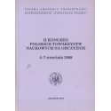 II KONGRES POLSKICH TOWARZYSTW NAUKOWYCH NA OBCZYŹNIE 4-7 WRZEŚNIA 2008