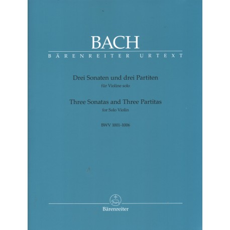 TRZY SONATY I TRZY PARTITY NA SKRZYPCE SOLO Johann Sebastian Bach TRZY SONATY I TRZY PARTITY NA SKRZYPCE SOLO Johann Sebastian Bach