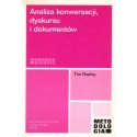 ANALIZA KONWERSACJI, DYSKURSU I DOKUMENTÓW. NIEZBĘDNIK BADACZA