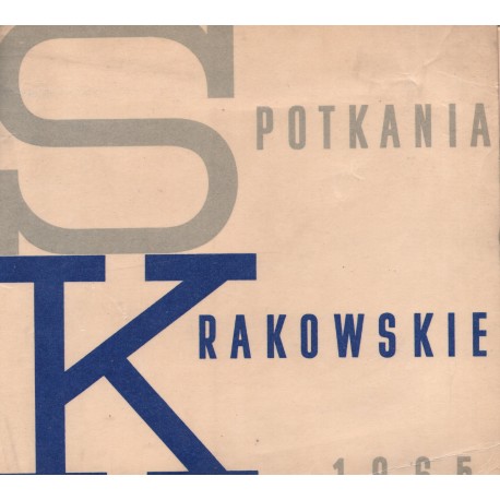 SPOTKANIA KRAKOWSKIE 1965