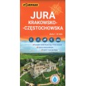 JURA KRAKOWSKO-CZĘSTOCHOWSKA. MAPA TURYSTYCZNA (laminowana)
