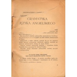GRAMATYKA JĘZYKA ANGIELSKIEGO