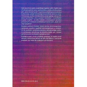 PRZEKŁAD - TEORIE, TERMINY, TERMINOLOGIA