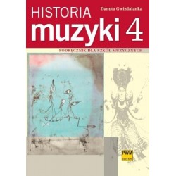 HISTORIA MUZYKI. CZĘŚĆ 4 Danuta Gwizdalanka
