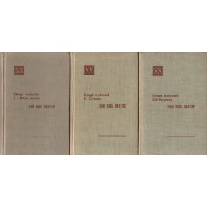 DROGI WOLNOŚCI. TOM 1-3 Jean Paul Sartre