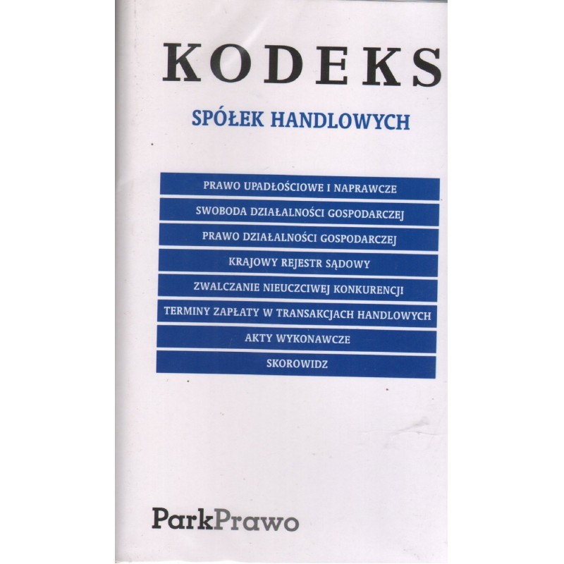 KODEKS SPÓŁEK HANDLOWYCH