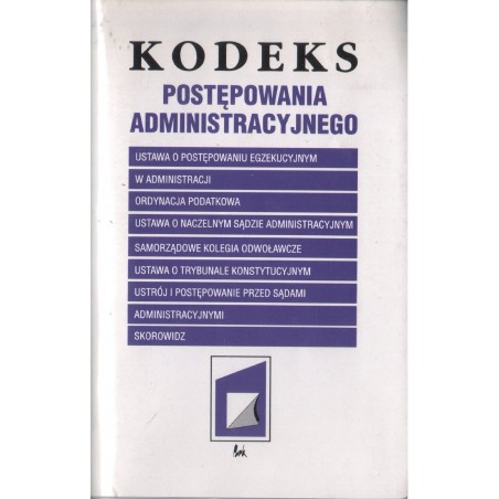 KODEKS POSTĘPOWANIA ADMINISTRACYJNEGO
