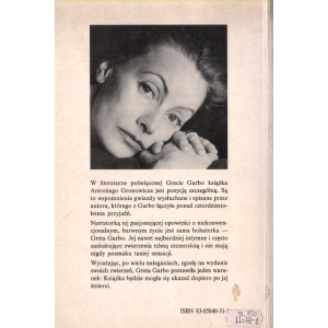 GRETA GARBO Antoni Gronowicz