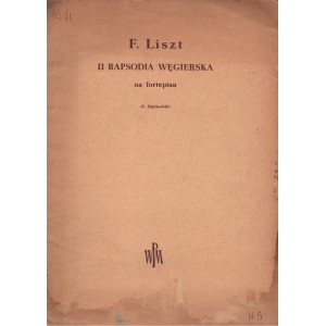 II RAPSODIA WĘGIERSKA NA FORTEPIAN Franz Liszt