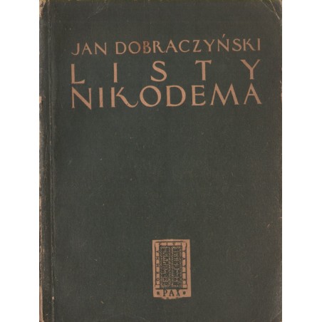 LISTY NIKODEMA Jan Dobraczyński