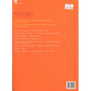 SŁOMKOWY ŁAŃCUSZEK I INNE DZIECINNE UTWORY (+CD) Witold Lutosławski