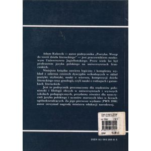 POETYKA. WSTĘP DO TEORII DZIEŁA LITERACKIEGO Adam Kulawik