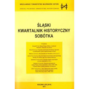 ŚLĄSKI KWARTALNIK HISTORYCZNY SOBÓTKA NR 1 2014