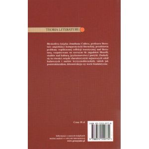 TEORIA LITERATURY Jonathan Culler