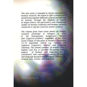 HUMOUR AND CULTURE 1: LINGUISTIC SHOTS AT HUMOUR