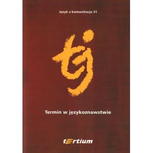 TERMIN W JĘZYKOZNAWSTWIE