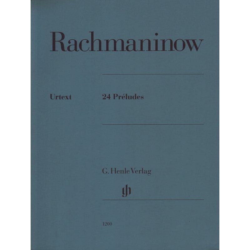 Siergiej Rachmaninow: 24 Preludia na fortepian – Nuty Henle | Hatteria.pl