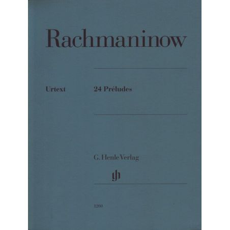 Siergiej Rachmaninow: 24 Preludia na fortepian – Nuty Henle | Hatteria.pl