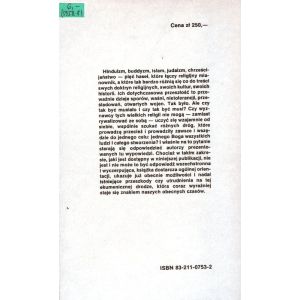 Opis z tylnej okładki książki PIĘĆ WIELKICH RELIGII ŚWIATA pod redakcją Emmy Brunner-Traut
