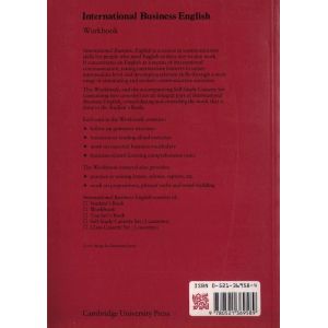 Tył okładki - INTERNATIONAL BUSINESS ENGLISH. A COURSE IN COMMUNICATION SKILLS. WORKBOOK Leo Jones and Richard Alexander
