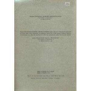 Polski Słownik Biograficzny: Tom XXXIX/2 – Zeszyt 161 | Hatteria.pl