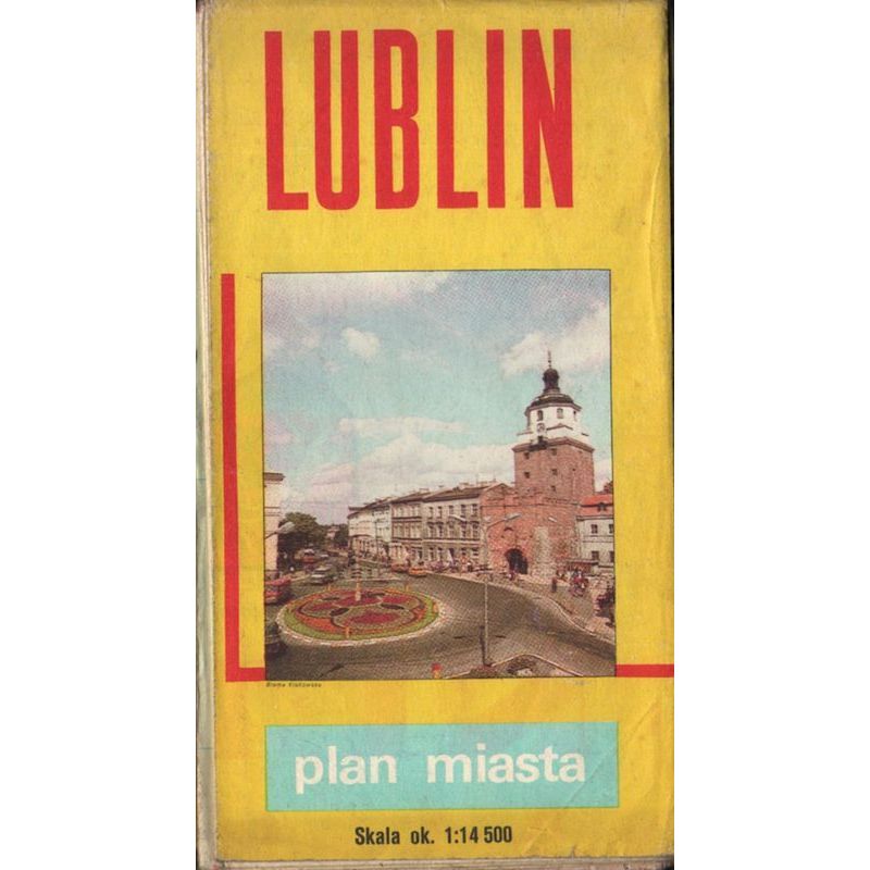 Lublin: Plan miasta 1986 – Skala 1:14 500 | PPWK – Hatteria.pl