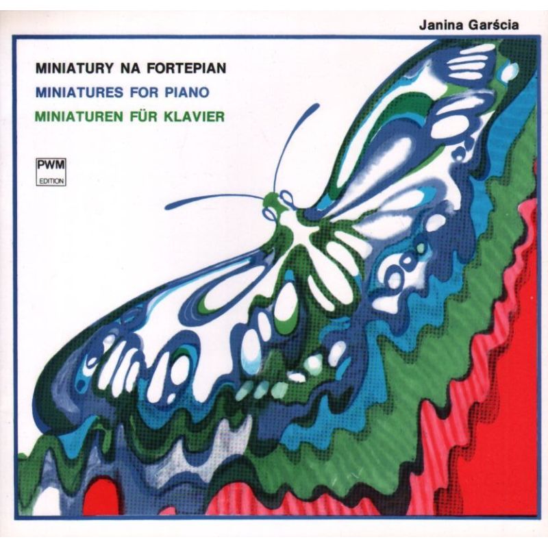 Okładka nut Janiny Garści – Miniatury na fortepian op. 5
