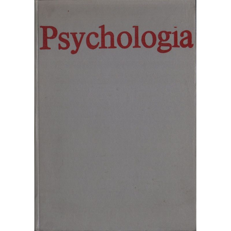 Okładka klasycznego podręcznika akademickiego „Psychologia” pod redakcją Tadeusza Tomaszewskiego, wydawnictwo PWN.