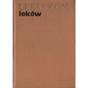 Okładka klasycznego wydania medycznego „Leksykon leków” autorstwa Tadeusza Chruściela i Kornela Gibińskiego.