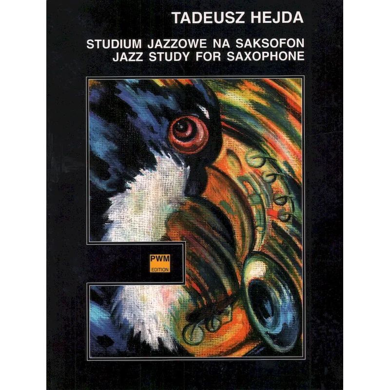 Okładka nut STUDIUM JAZZOWE NA SAKSOFON Tadeusz Hejda