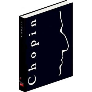 Okładka ekskluzywnego, anglojęzycznego albumu Chopin autorstwa Mieczysława Tomaszewskiego.