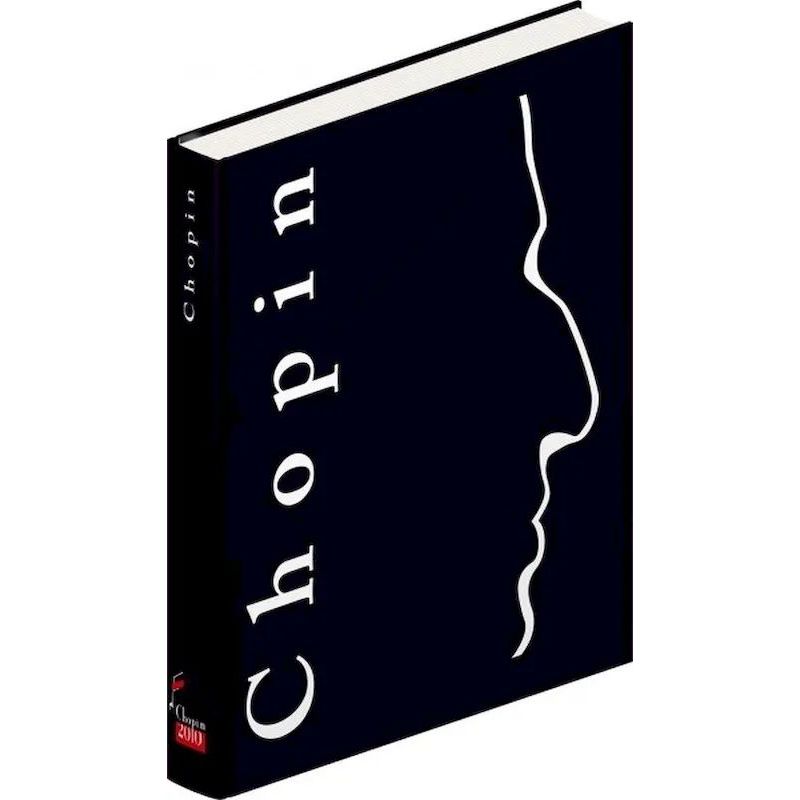 Okładka ekskluzywnego, anglojęzycznego albumu Chopin autorstwa Mieczysława Tomaszewskiego.