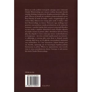 Okładka biografii Claudio Monteverdi. Życie i twórczość autorstwa Ewy Obniskiej, Polskie Wydawnictwo Muzyczne.