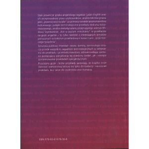 PRZEKŁAD - TEORIE, TERMINY, TERMINOLOGIA