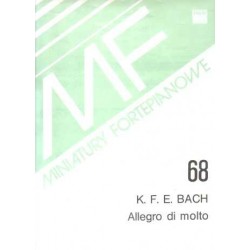 K.F.E Bach ALLEGRO DI MOLTO MINIATURA FORTEPIANOWA 68