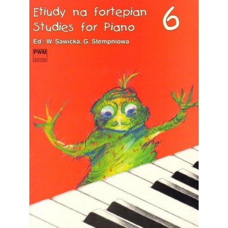 Wiera Sawicka, Gabriela Stempniowa (red.) ETIUDY NA FORTEPIAN 6 / STUDIES FOR PIANO 6